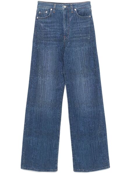  Maje Rhinestone-embellished Jeans - Blue 