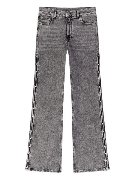  Maje Rhinestone-embellished Jeans - Grey 