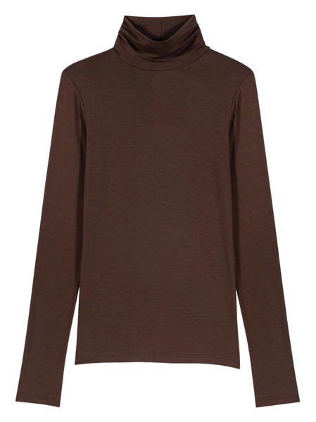  Maje Roll-neck Top - Brown 