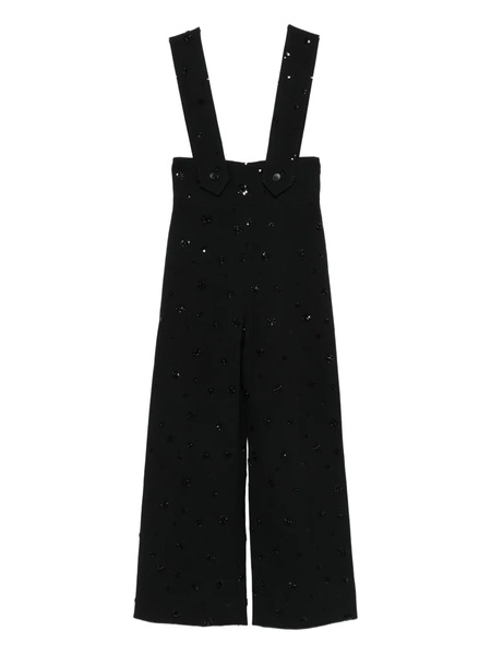  Maje Sequin-embellished Trousers - Black 
