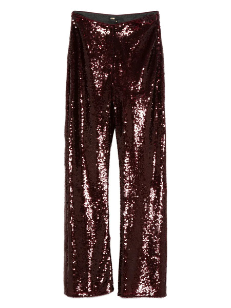  Maje Sequin Embellished Trousers - Red 