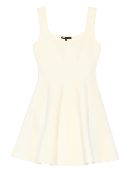  Maje Square-neck Mini Dress - Yellow 