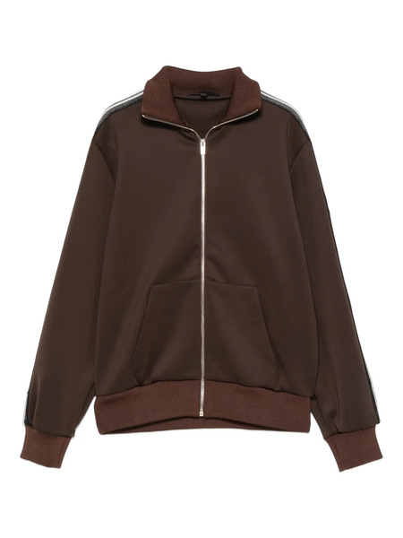  Maje Striped Sweatshirt - Brown 