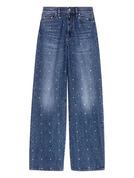  Maje Studded Jeans - Blue 
