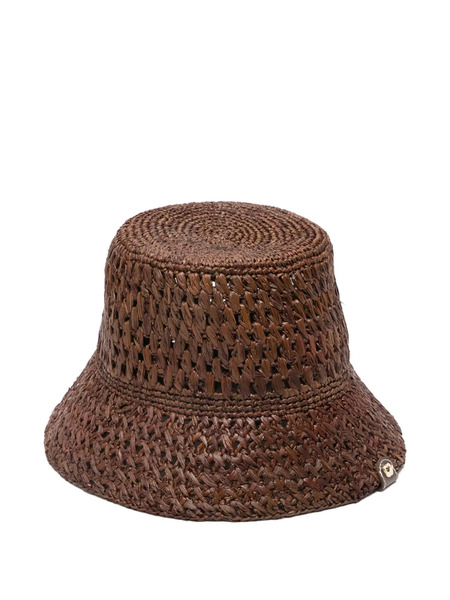 Maje Woven Hat - Brown 
