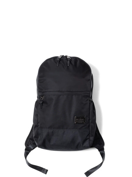  Makavelic Zip Logo Plaque Backpack - Black 