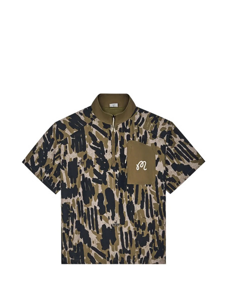  Malbon Golf Camouflage-pattern Polo Shirt - Green 