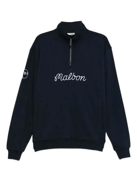  Malbon Golf Collegiate Sweatshirt - Blue 