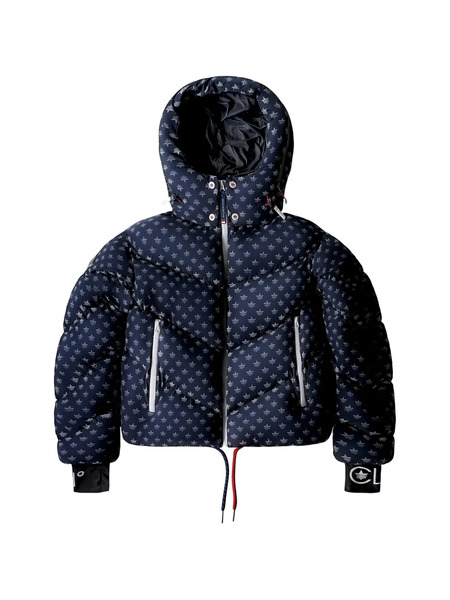  Malibu Ditsy Puffer Jacket - Blue 