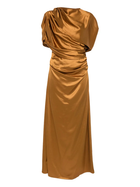  Malina Draped Maxi Dress - Gold 