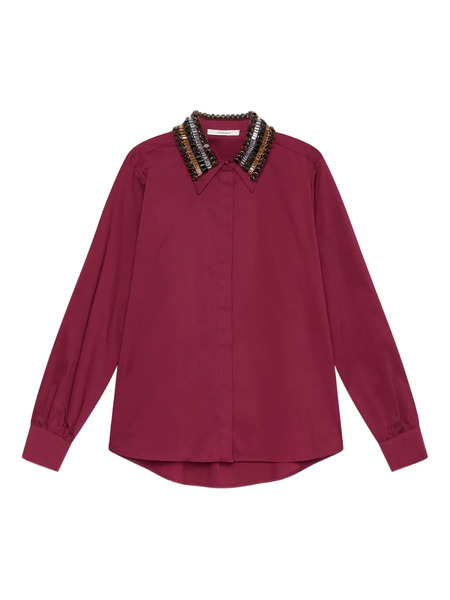  Maliparmi Embellished-collar Shirt - Red 
