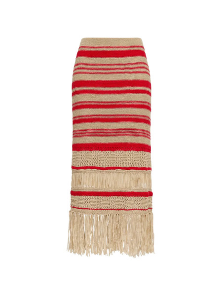  Maliparmi Fine-knit Skirt - Neutrals 