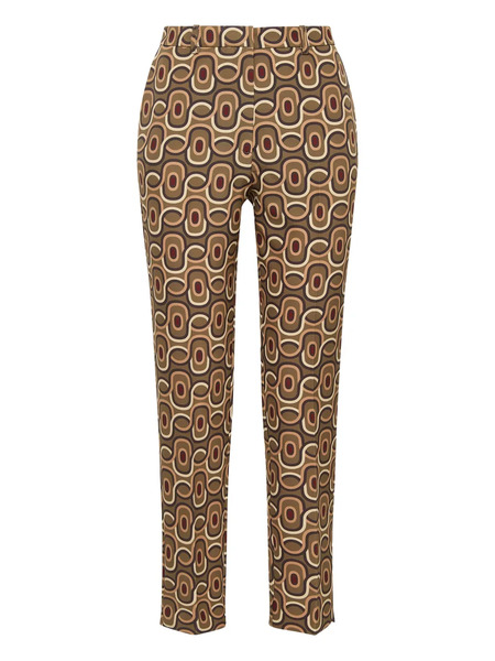  Maliparmi Geometric-pattern Trousers - D6077 