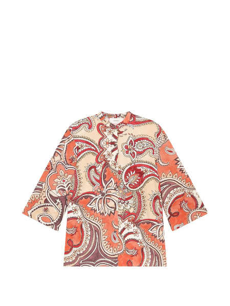  Maliparmi Hippie Lotus Blouse - Neutrals 