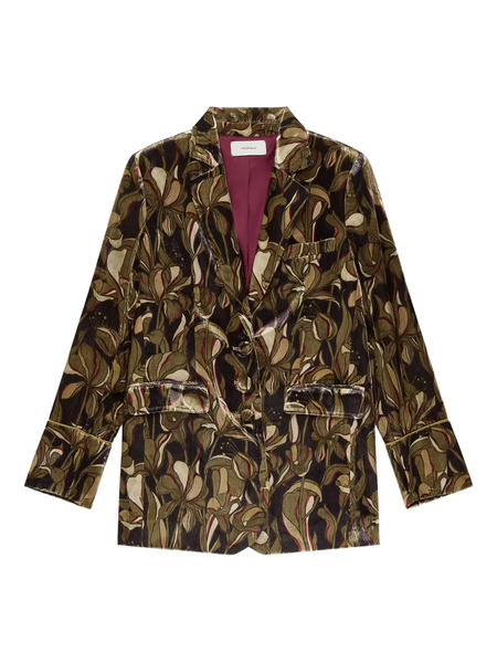  Maliparmi Lily's Ballet Floral Pocket Jacket - Grey 