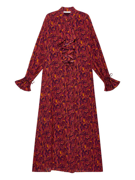  Maliparmi Lily´s Ballet Ruffled Floral-pattern Dress - Red 
