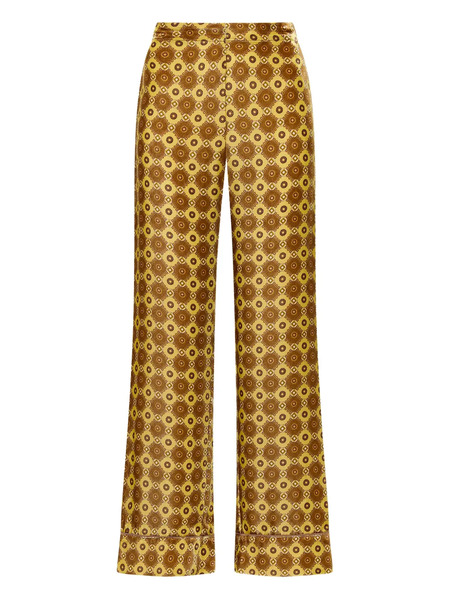  Maliparmi Patterned Trousers - Yellow 