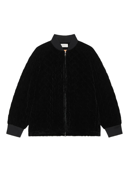  Maliparmi Quilted-effect Bomber Jacket - Black 