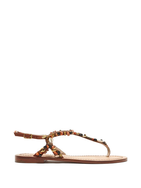  Maliparmi Seashell Summer Sandals - Brown 