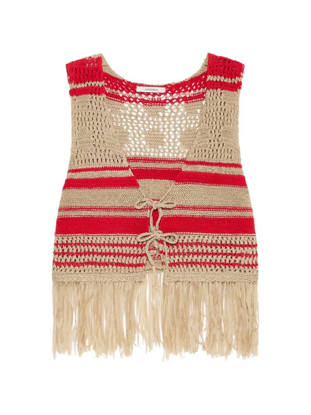  Maliparmi Stiped Waistcoat - Neutrals 