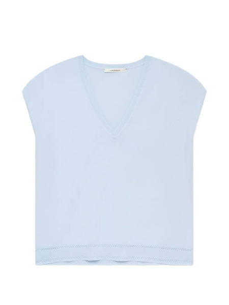  Maliparmi V-neck Top - Blue 