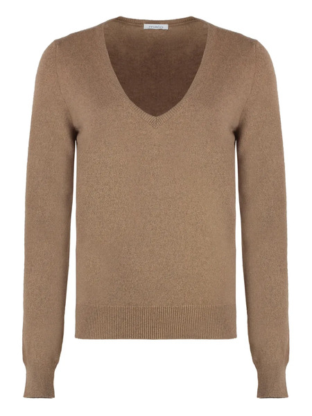  Malo Cashmere-wool Jumper - Brown 