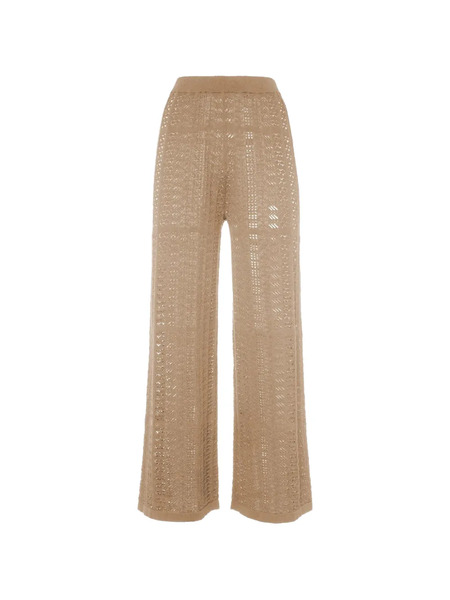  Malo Openwork Trousers - Neutrals 