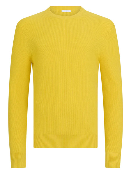  Malo Ribbed Sweater - Yellow 