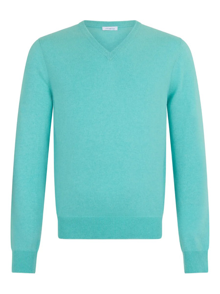  Malo V-neck Sweater - Blue 