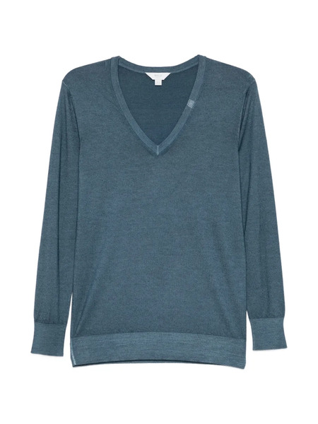  Malo V-neck Sweater - Blue 