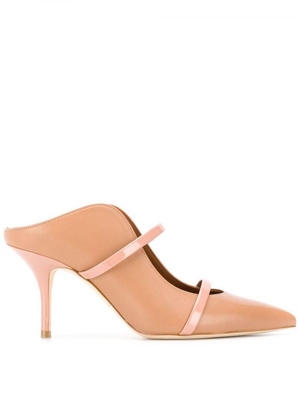  Malone Souliers Pointed Mules - Neutrals 