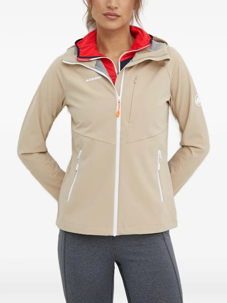  Mammut Hooded Zip Jacket - Neutrals 