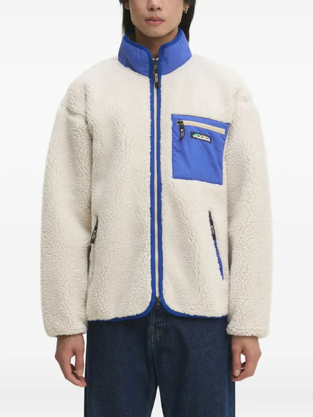  Manastash Fleece Panelled Jacket - Neutrals 
