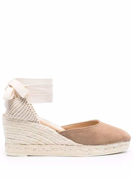  Manebi Ankle-tie Espadrilles - Brown 