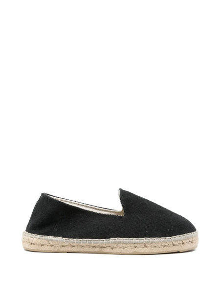  Manebi Coarse Flat Espadrilles - Black 