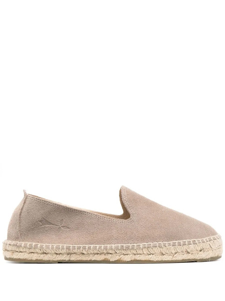  Manebi Hamptons Leather Espadrilles - Neutrals 