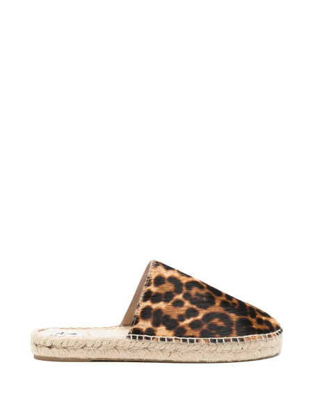  Manebi Leopard-print Mules - Brown 