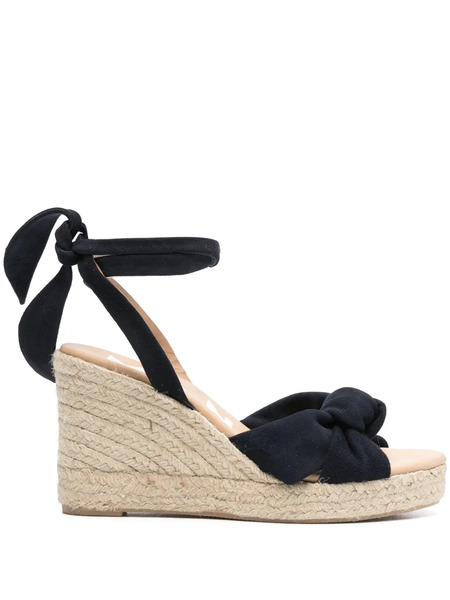  Manebi 100mm Hamptons Espadrilles - Blue 