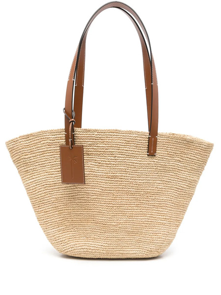 Manebi New Basket Shoulder Bag - Neutrals 