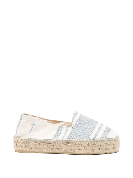  Manebi Striped Espadrilles - Neutrals 
