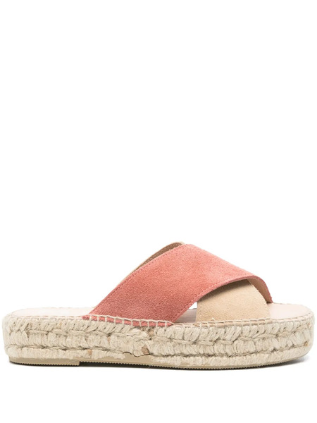  Manebi Suede Espadrilles - Neutrals 