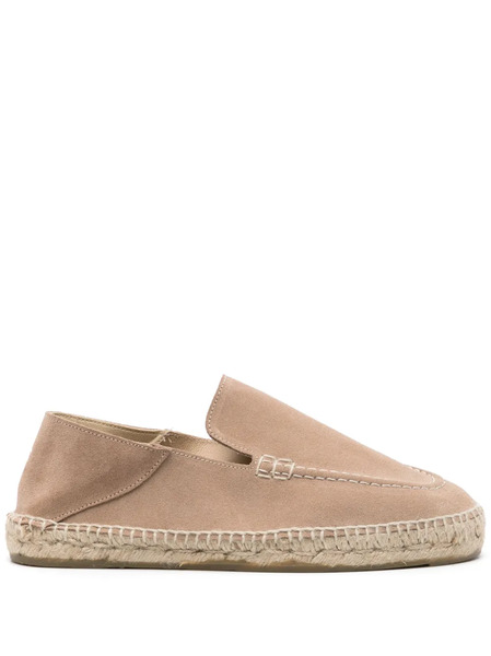  Manebi Suede Flat Espadrilles - Neutrals 
