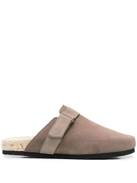  Manebi Suede Round-toe Mules - Brown 