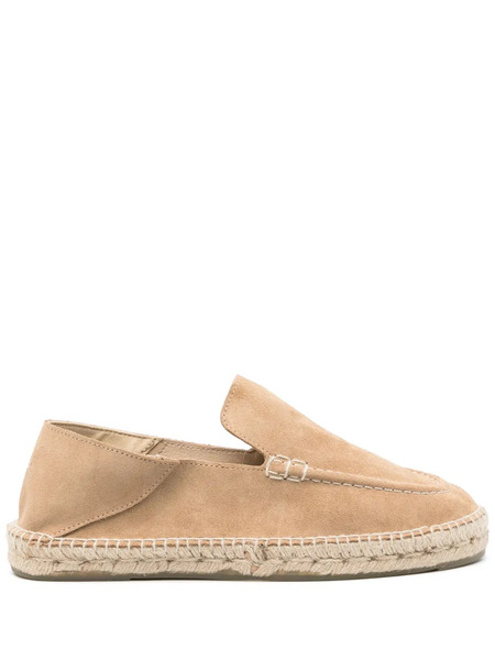  Manebi Traveler Suede Espadrilles - Neutrals 