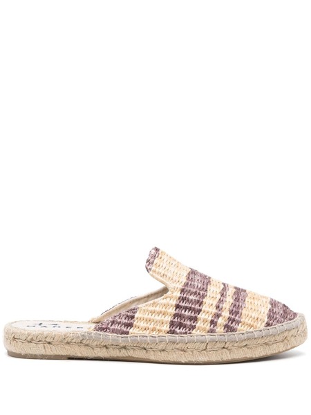  Manebi Yucatán Flat Espadrilles - Neutrals 