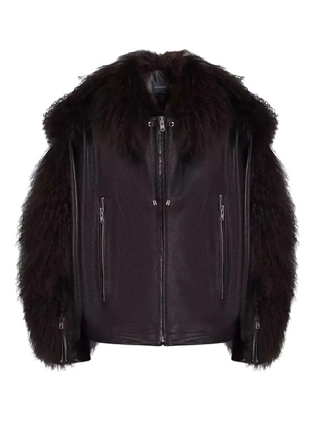  Manokhi Jade Shearling Jacket - Brown 