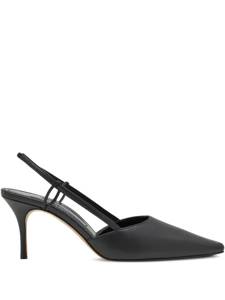  Manolo Blahnik Pointed Slingback Pumps - Black 