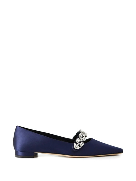  Manolo Blahnik Tamolflat Point-toe Pumps - Blue 