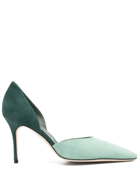  Manolo Blahnik Taylerbinu Pumps - Green 
