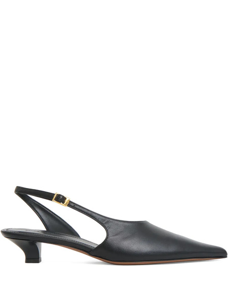  Mansur Gavriel Anna Slingback Pointed-toe Pumps - Black 